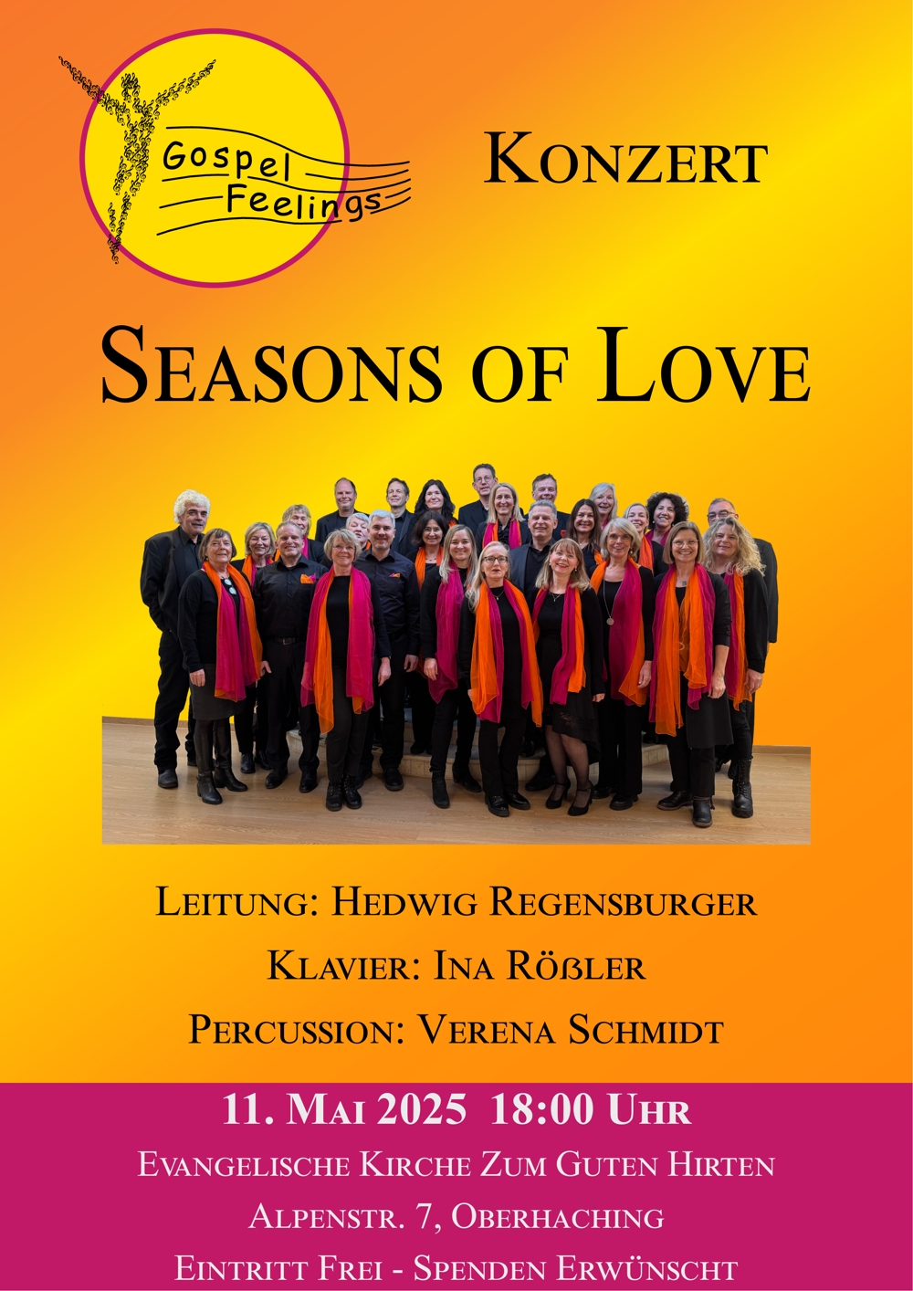 Plakat für unser Jahreskonzert 2025